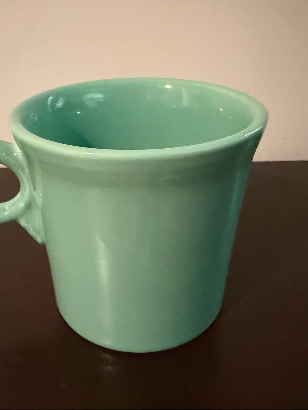 Vintage Fiestaware Teal Ceramic Coffee Mug - 10oz. Retired